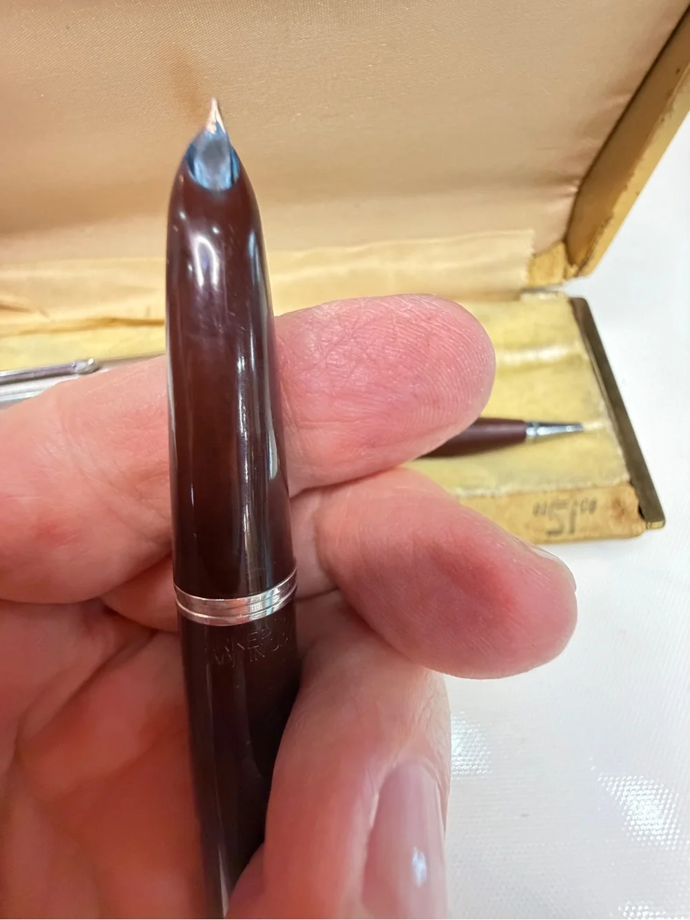 Parker 51 Fountain Pen and Pencil Set, Vintage.